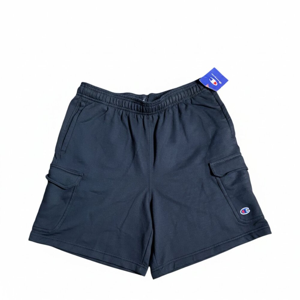 Champion Men's Cargo Shorts 8" Power Blend Black Large NEW WITH TAGS